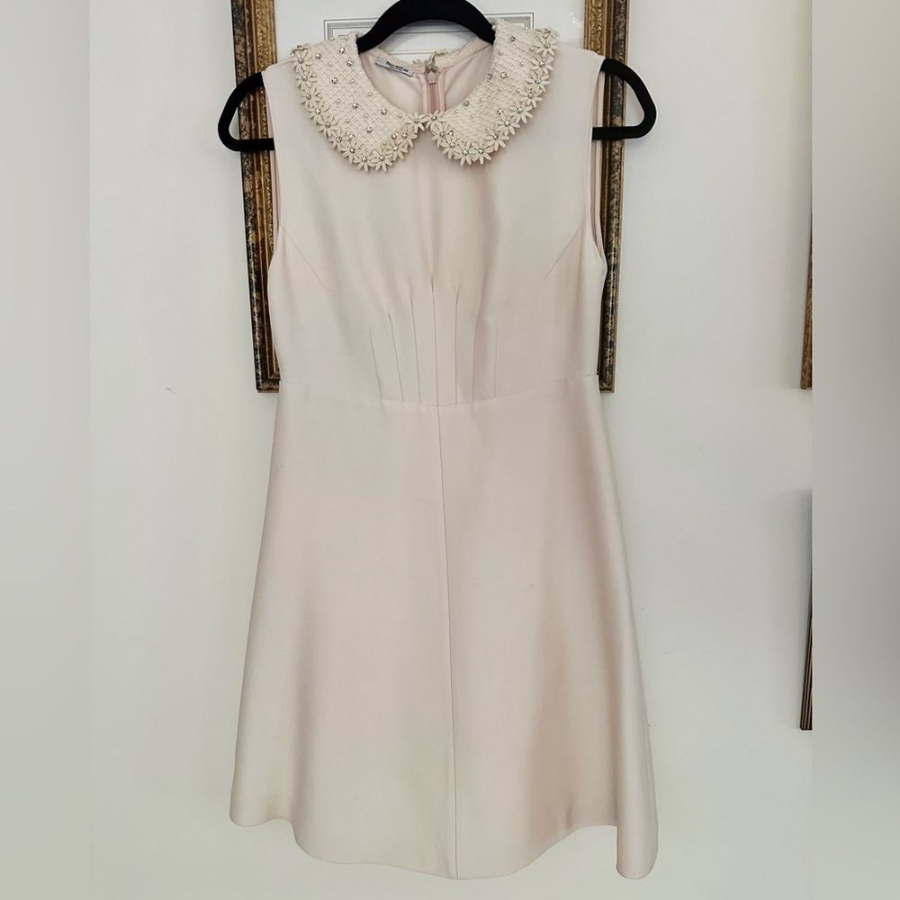 Miu Miu dress with Embellished collar